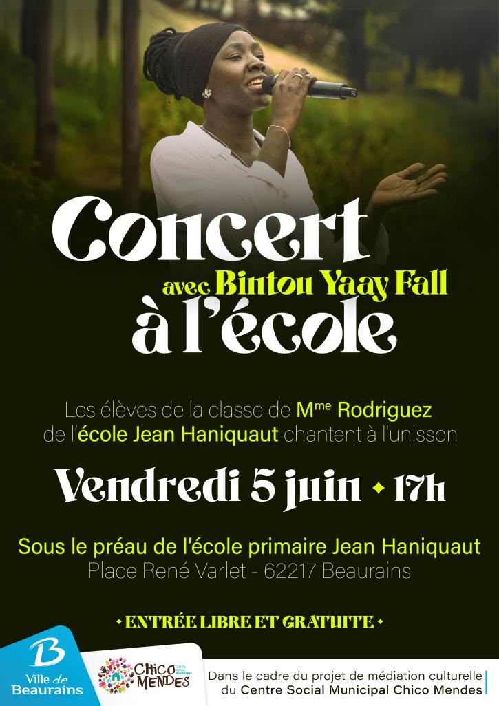 Concert à l'école Jean Haniquaut